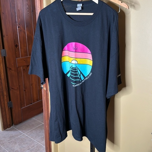NWOP Paparazzi Dominican Republic 2023 Black Tee Size 4XL - Picture 1 of 4